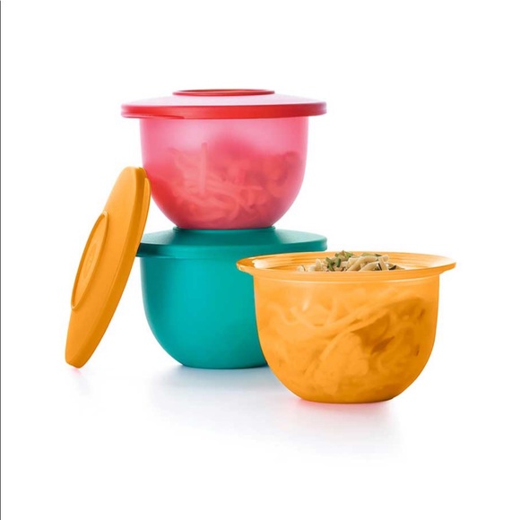 TUPPERWARE MINI IMPRESSIONS BOWL SET - Picture 2 of 2
